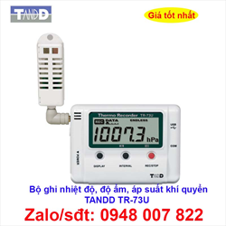 Bộ ghi nhiệt độ, độ ẩm, áp suất khí quyển TANDD TR-73U